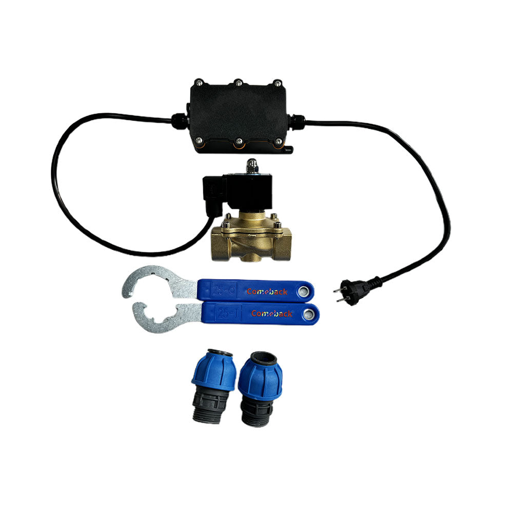 WIFI SOLENOID VALVE + FITTINGS + SPANNER TOOL